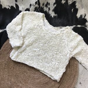 American Apparel 3D Mesh Floral Jumper